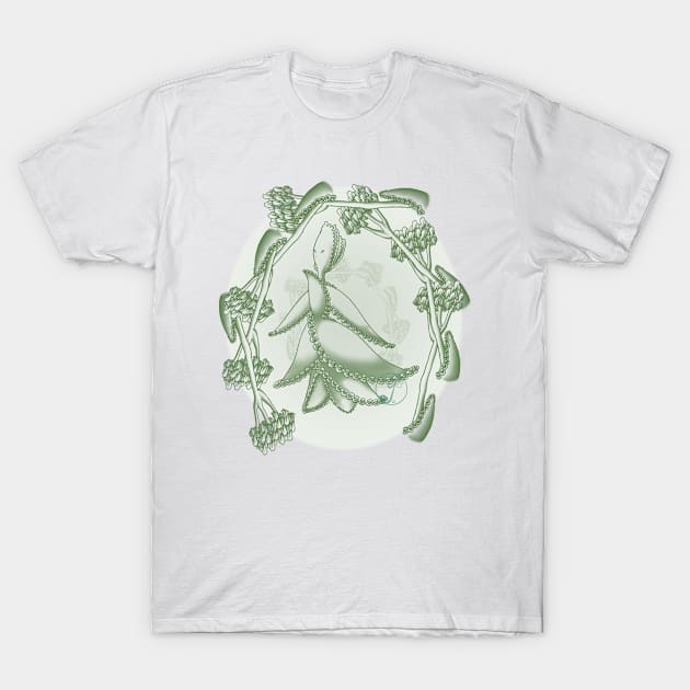 Succulent Sprite - alligator plant T-Shirt by JuditangeloZK